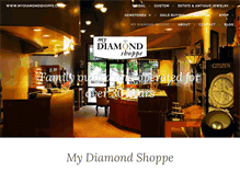 Tablet Screenshot of mydiamondshoppe.com